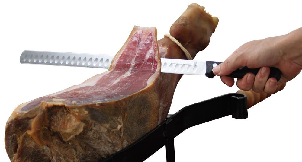 Couteau à jambon alvéolé Grand Chef 30 cm en bois pressé deglon