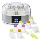 Yaourtière électrique programmable 7 pots + kit yaourts à boire