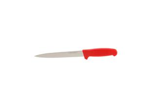 Couteau à dénerver 20 cm rouge