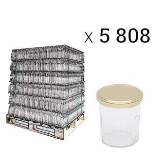 Palette pots confiture 200 ml par 3168 pièces