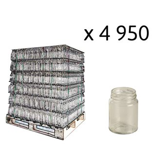 Cylindrical glass jar 106 ml per pallet 4950